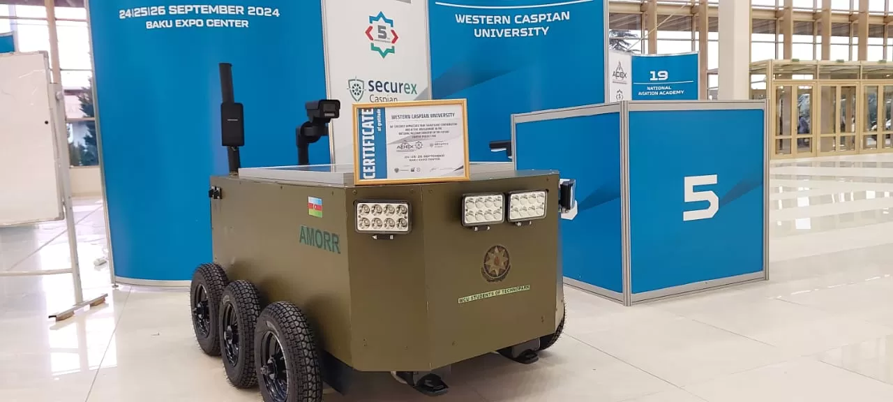 Our students' project is at the "ADEX 2024" Azerbaijan International Defense Exhibition!