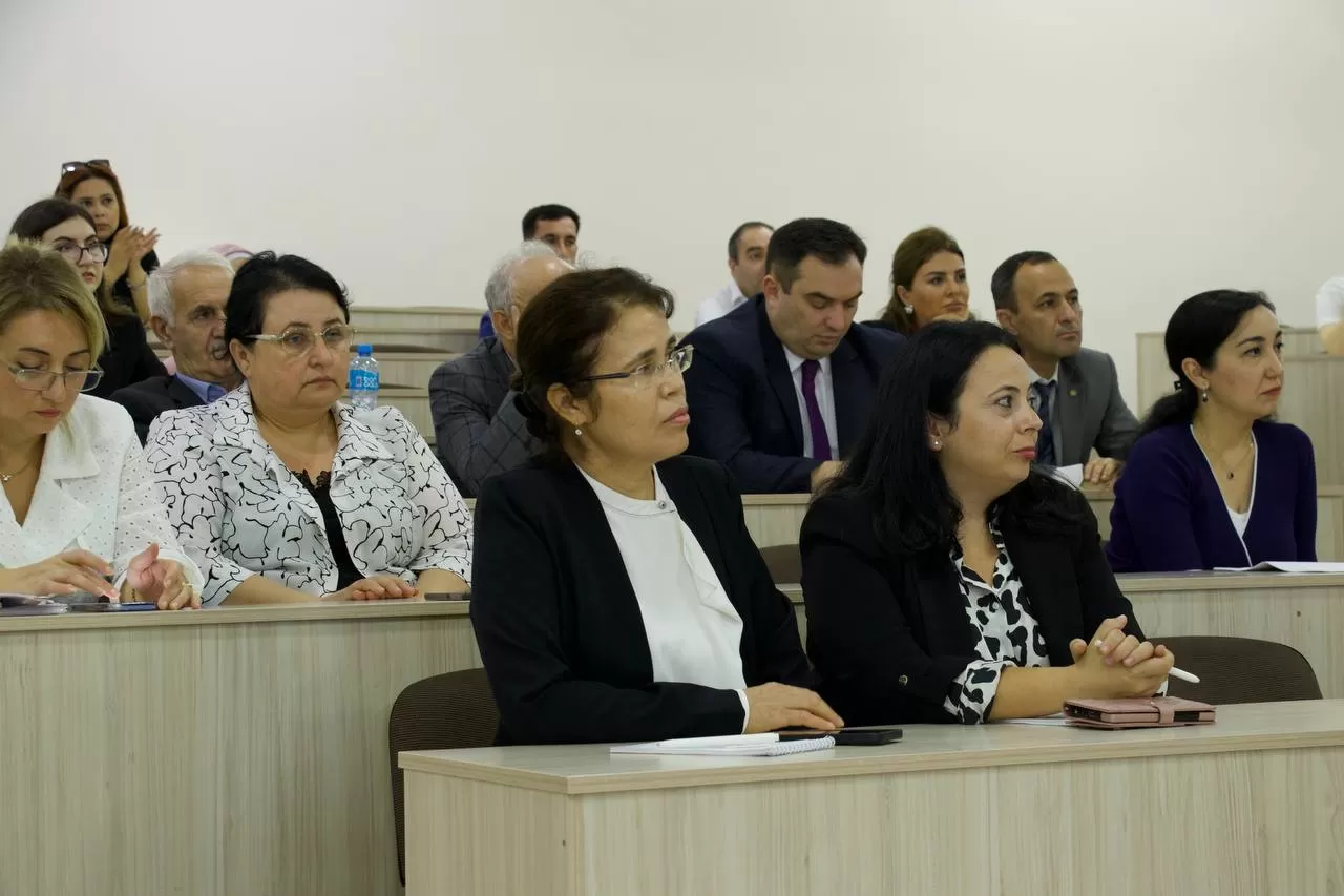 On October 10, Western Caspian University hosted the report of the Life Sciences Resource Center.